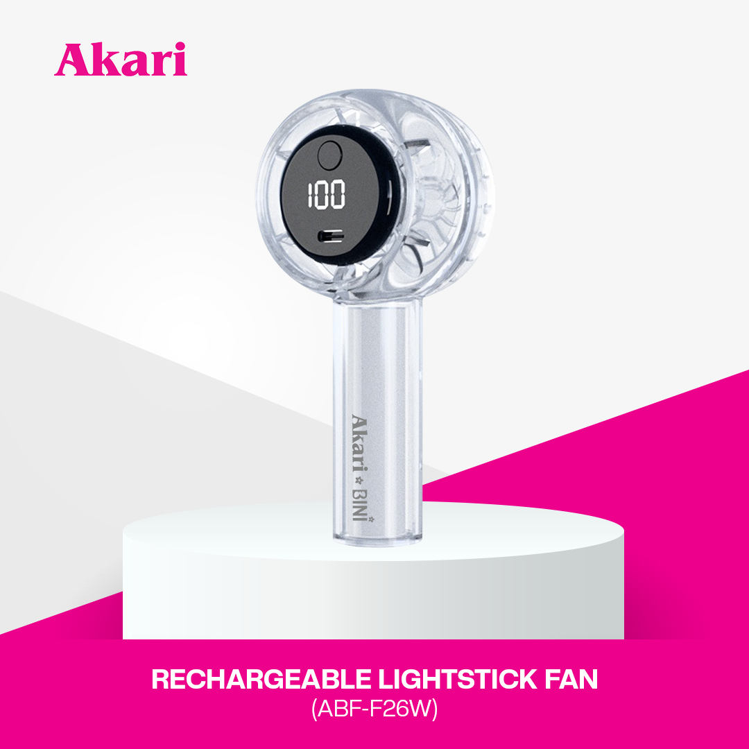 AkarixBini : TRIO Akari Rechargeable Lightstick Fan (ABF-F26) White
