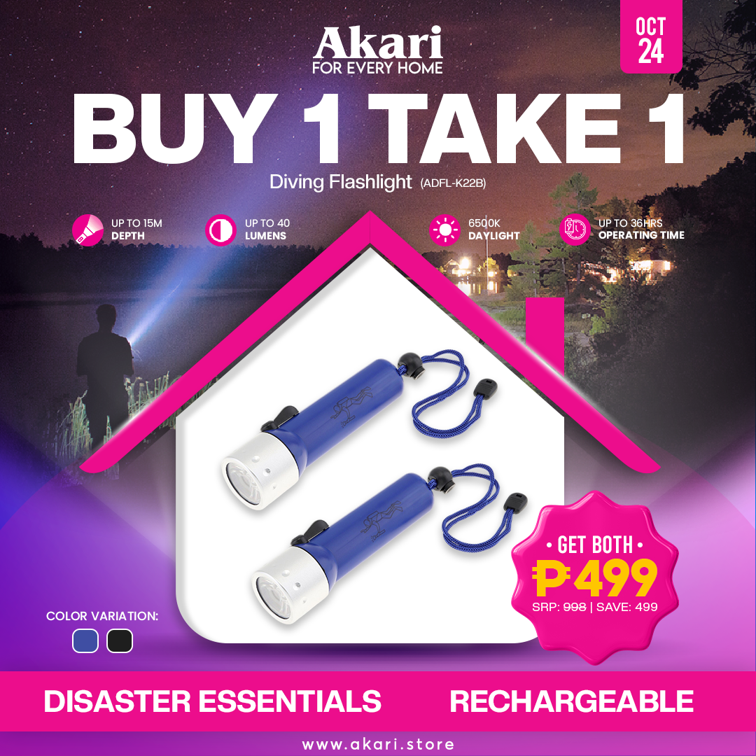 Akari B1T1 Diving Flashlight (ADFL-K224)