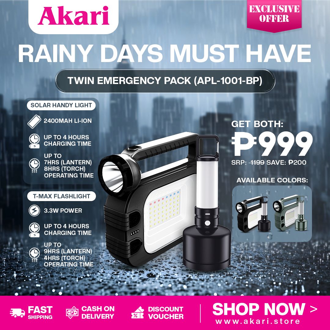 Akari Twin Emergency Pack (APL-1001-BP)