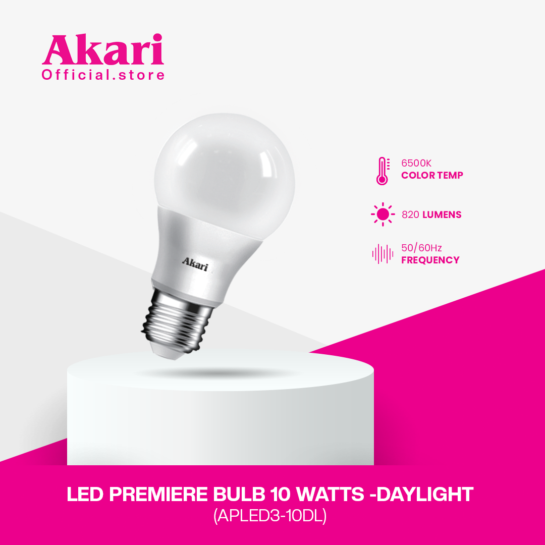 Akari LED Premiere Bulb 10 Watts -Daylight (APLED3-10DL)