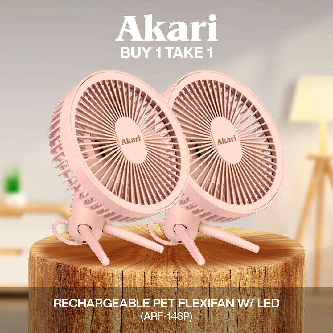 Akari B1T1 : Pet Flexifan  with LED night light (ARF-143)