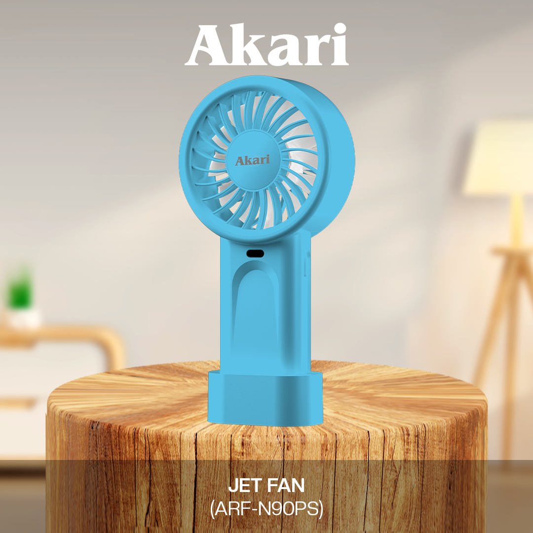 Akari Rechargeable Jet Fan (ARF-N90) PERSONALIZED LABEL