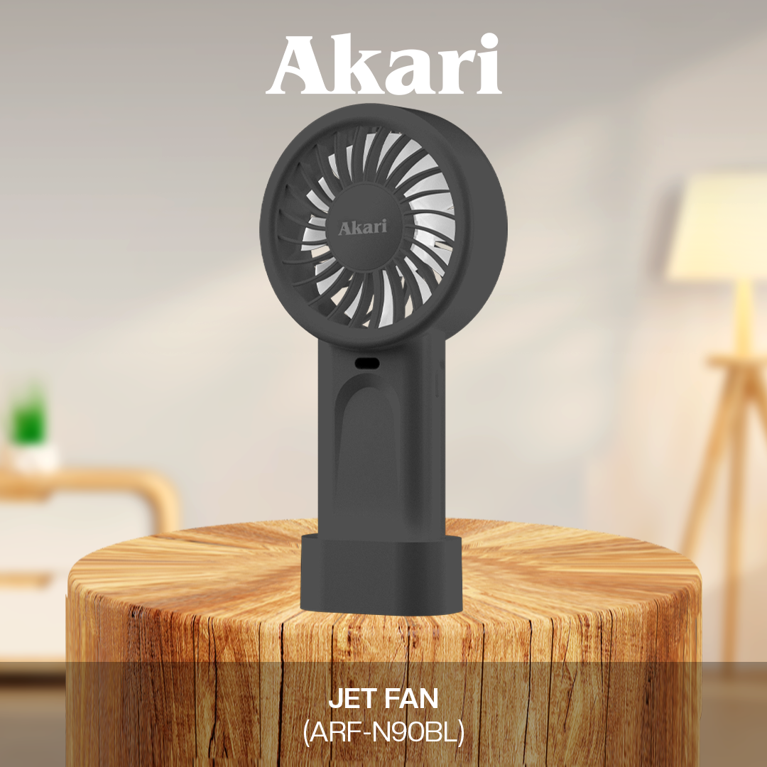 Akari Rechargeable Jet Fan (ARF-N90) PERSONALIZED LABEL