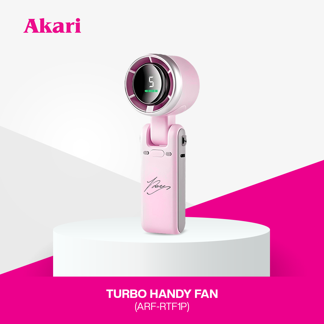RANwithAKARI : Akari Rechargeable Turbo Handy Fan (ARF-RTF1)