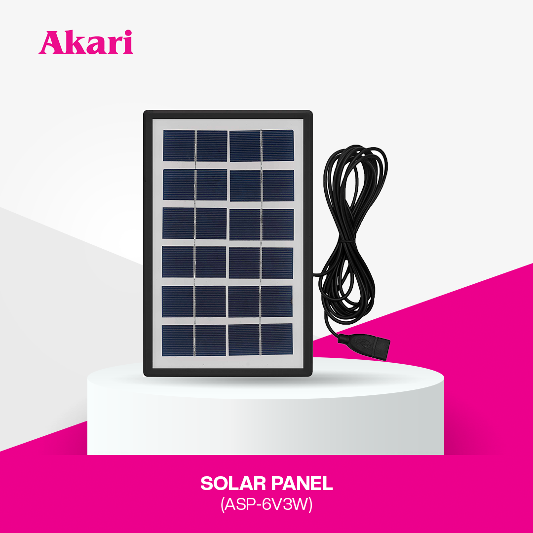 Akari Mini Solar Panel (ASP-6V3W)