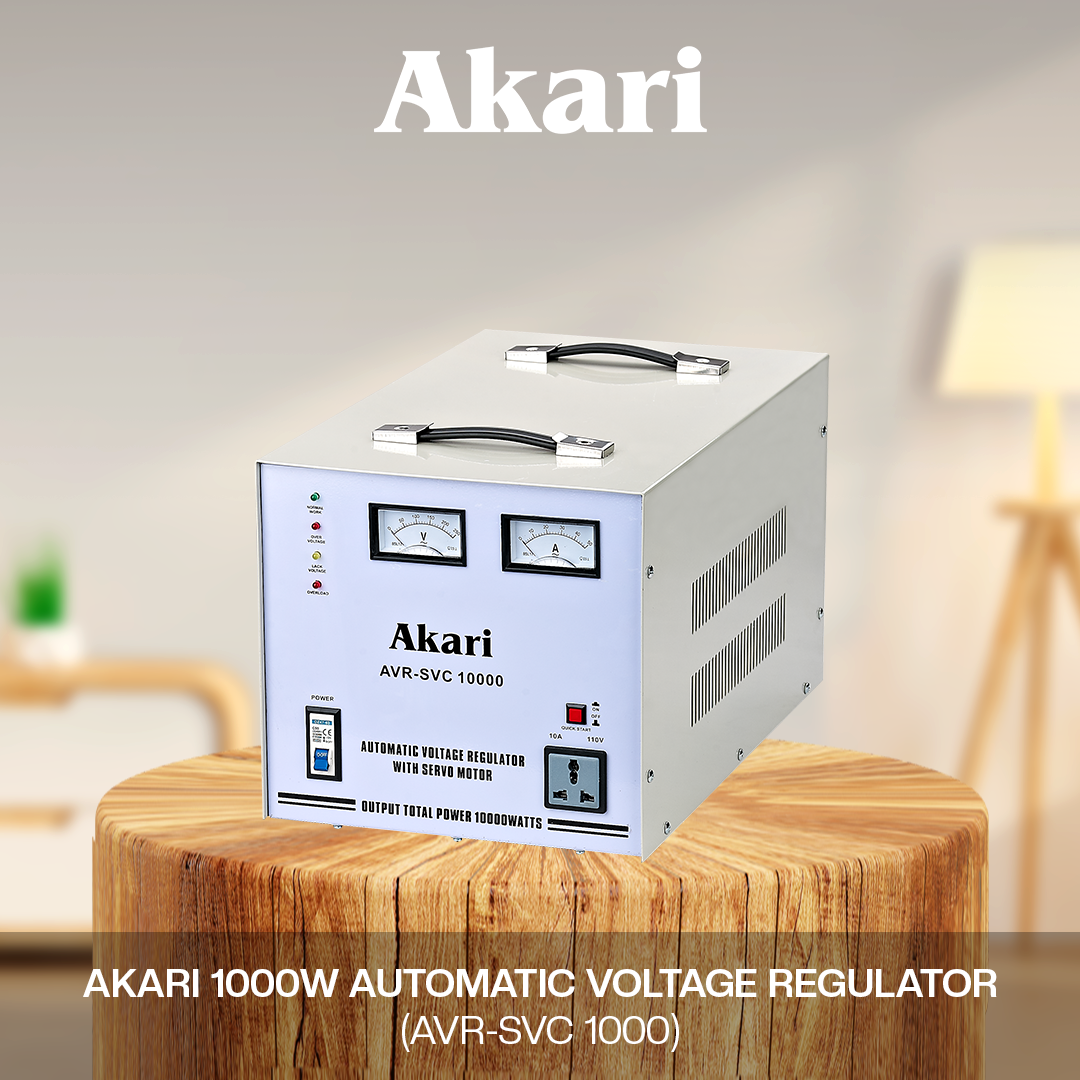 Akari 1000W Automatic Voltage Regulator (AVR-SVC 1000 )