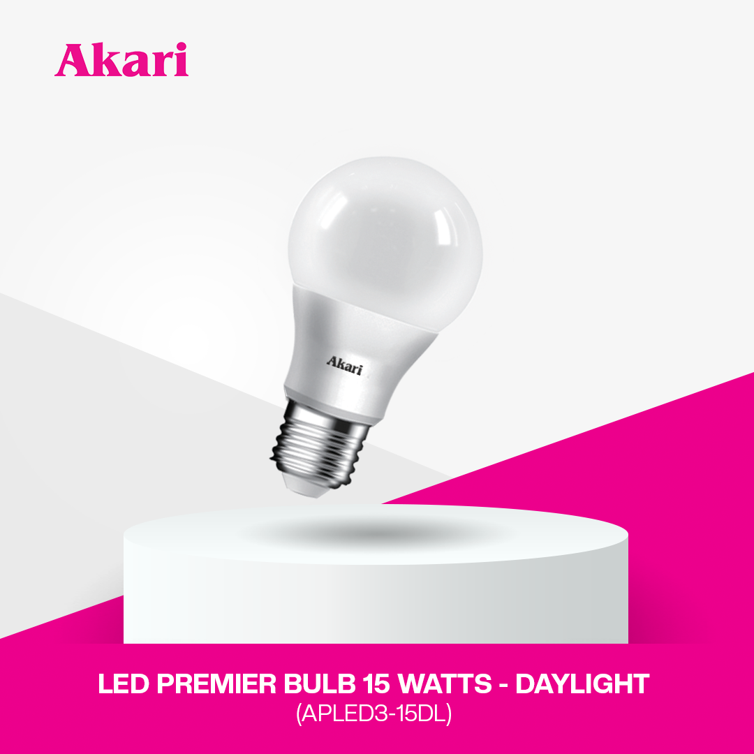 Akari LED Premier Bulb 15 Watts - Daylight (APLED3-15DL)