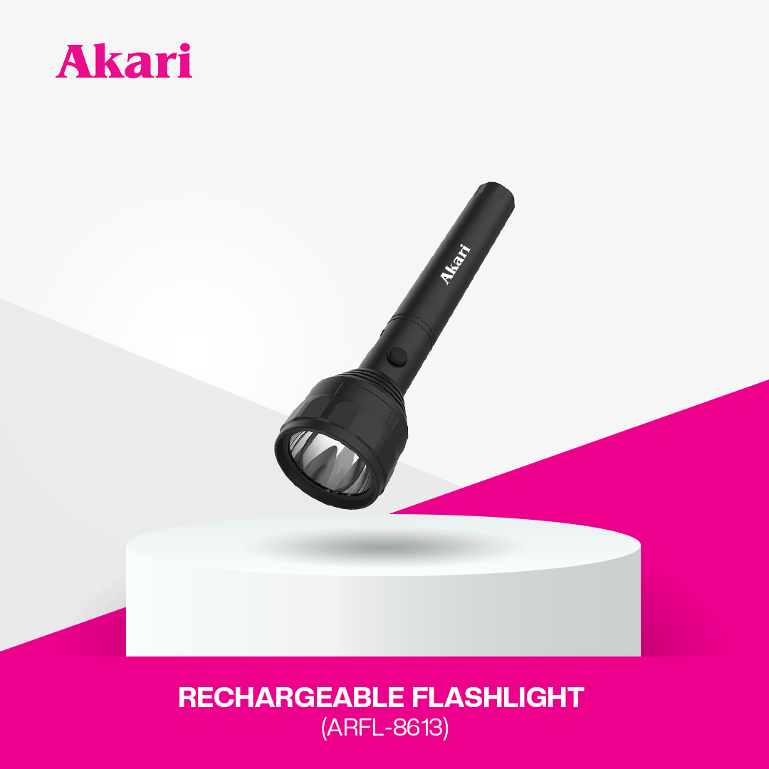 Akari Rechargeable Flashlight (ARFL-8613) – Akari.store Akari Rechargeable Flashlight (ARFL-8613) – Akari.store