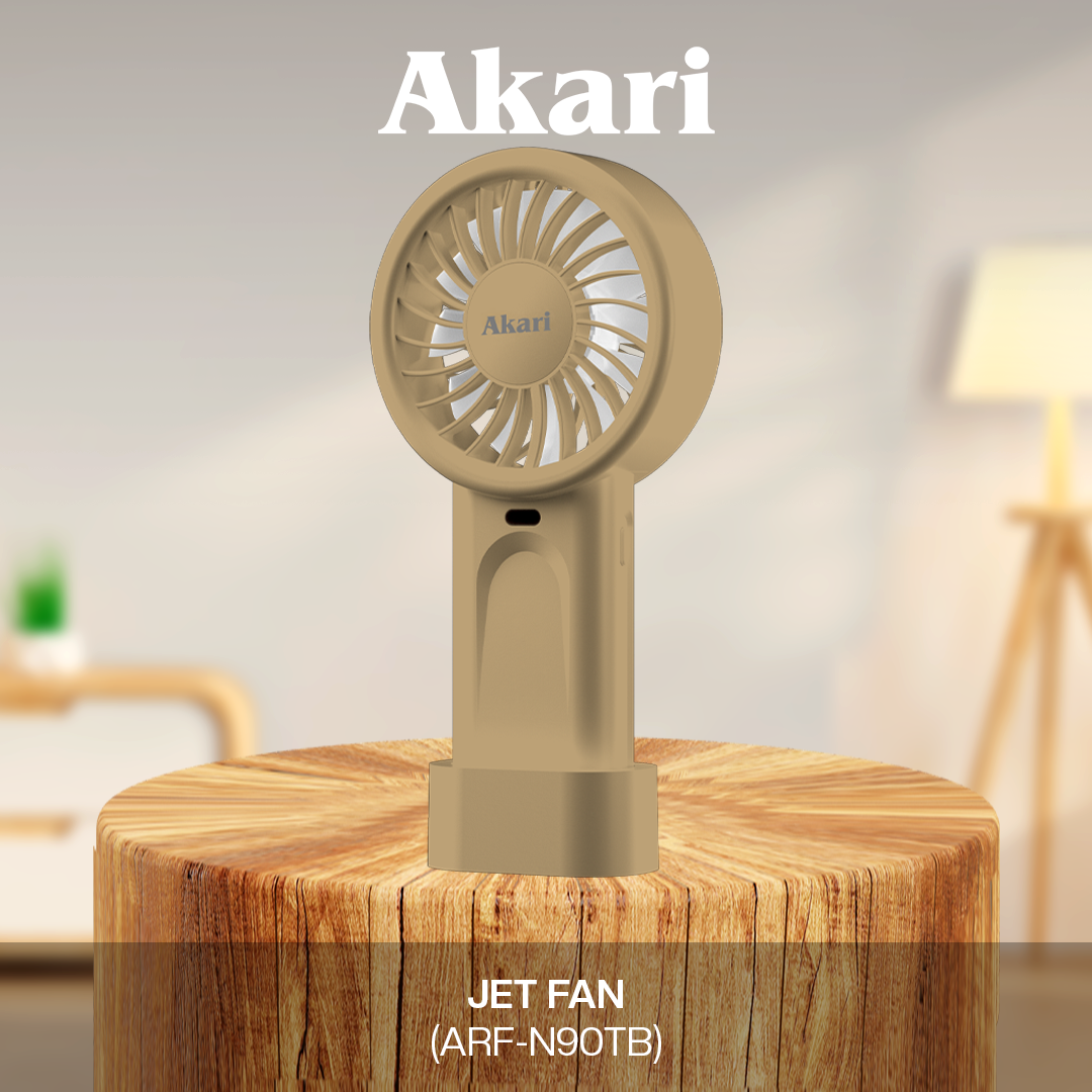 Akari Rechargeable Jet Fan (ARF-N90) PERSONALIZED LABEL