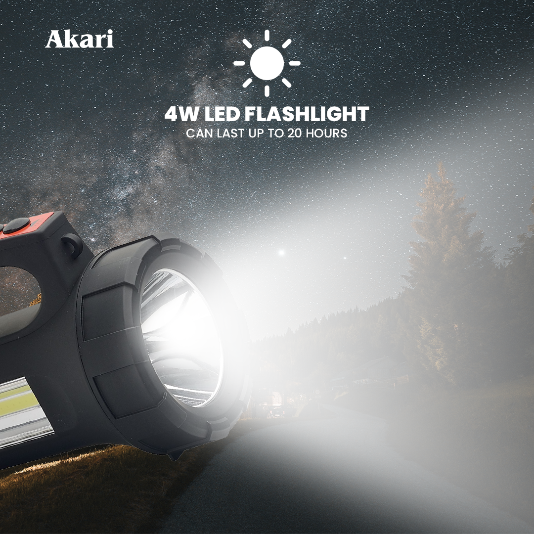 Akari Rechargeable Solar Searchlight (ARFL-004)