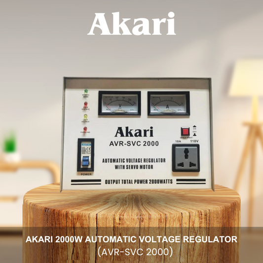 Akari 2000W Automatic Voltage Regulator (AVR-SVC 2000)
