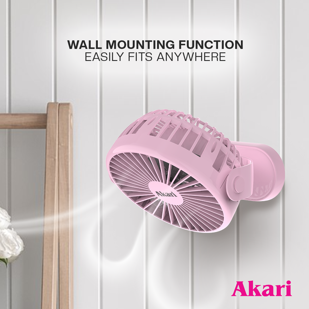 Akari 5" Rechargeable Compact Fan (AJF-5035)