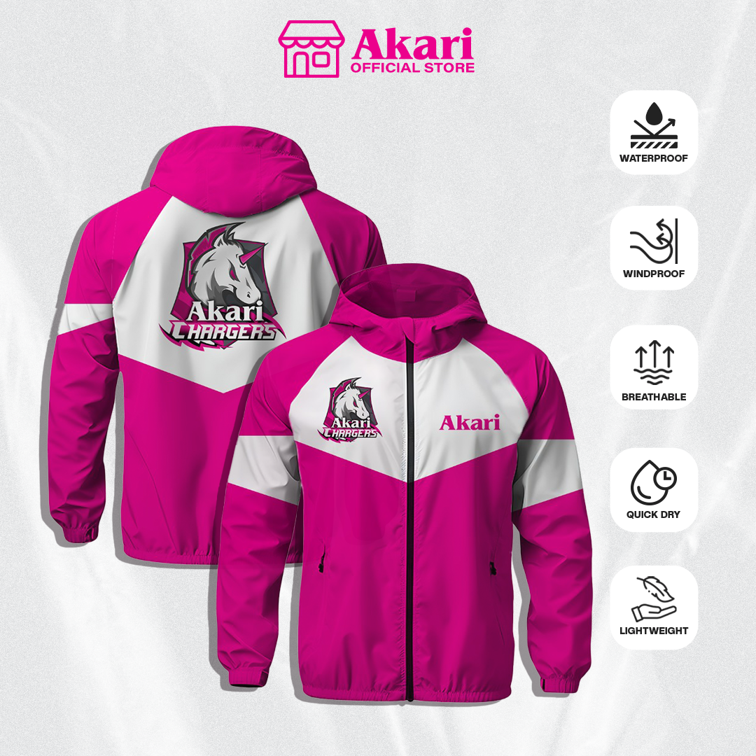 Akari Chargers Wind proof Waterproof Jacket (NEW ARRIVAL)