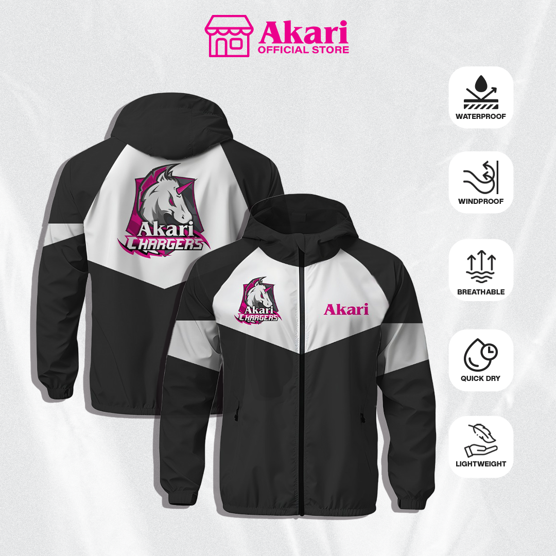 Akari Chargers Wind proof Waterproof Jacket (NEW ARRIVAL)
