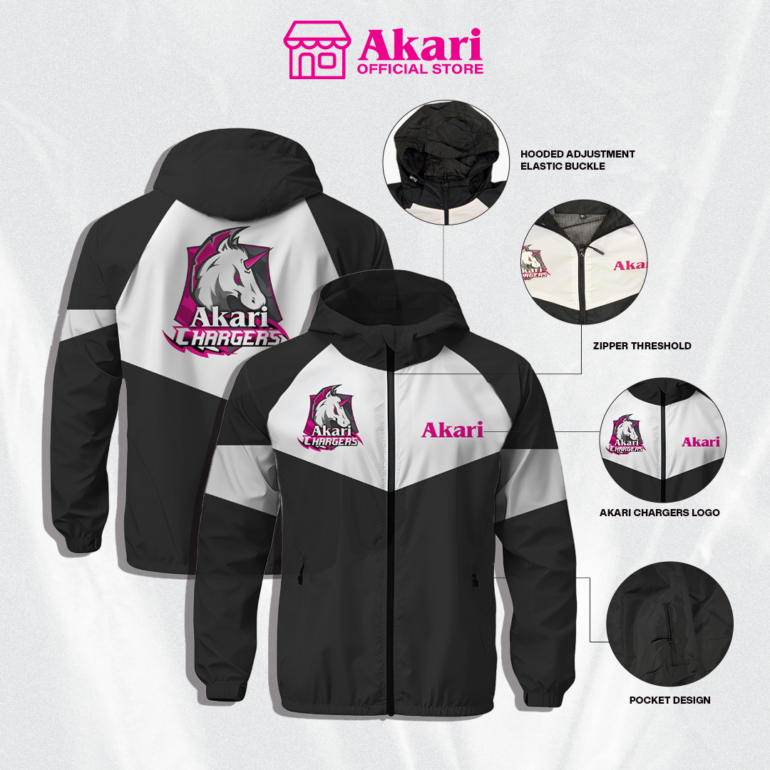Akari Chargers Wind proof Waterproof Jacket (NEW ARRIVAL)