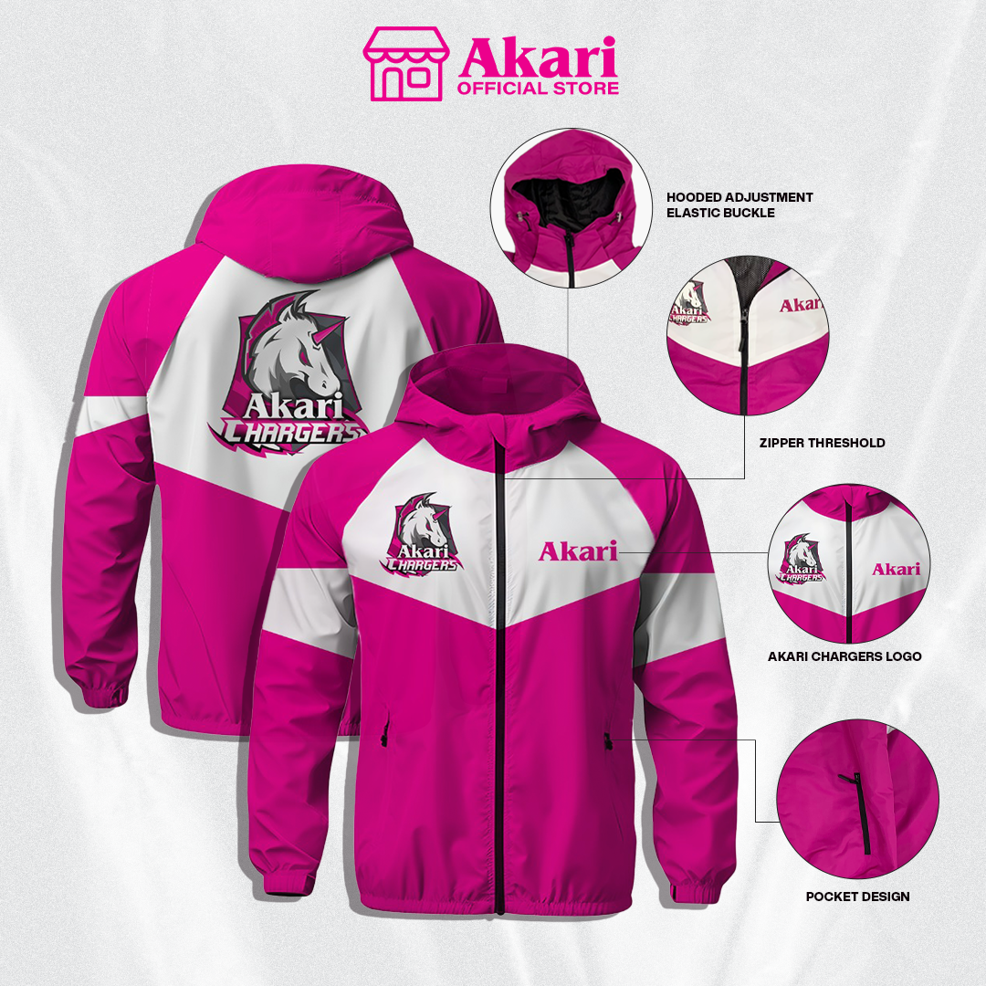 Akari Chargers Wind proof Waterproof Jacket (NEW ARRIVAL)
