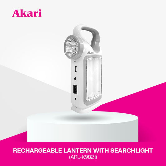 Akari Rechargeable Lantern with Searchlight (ARL-K9821)