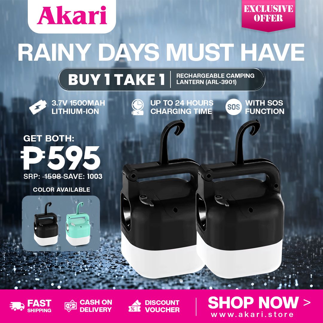 AKARI B1T1 Rechargeable Camping Lantern (ARL-3901G )