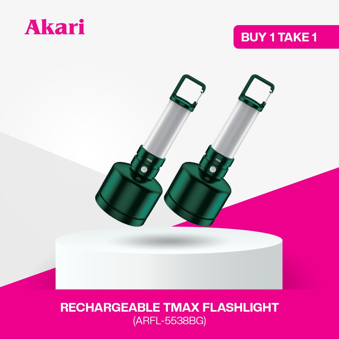 Akari B1T1 Rechargeable TMAX Flashlight  (ARFL-5538)