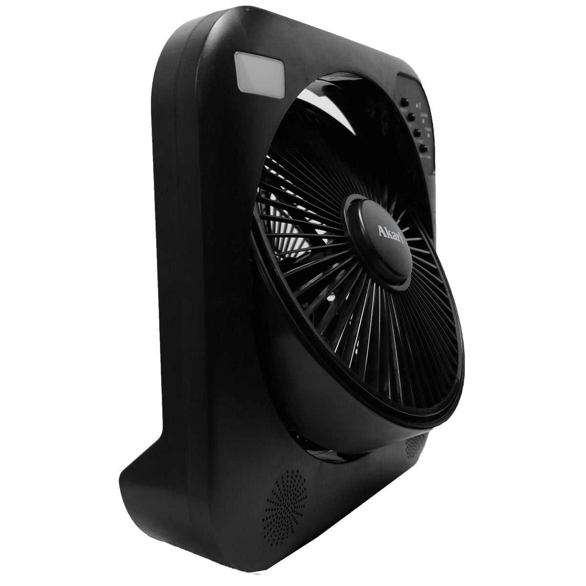 Akari 12" Rechargeable Box Fan with BT Speaker & LED Light (ARBF-5513MB)