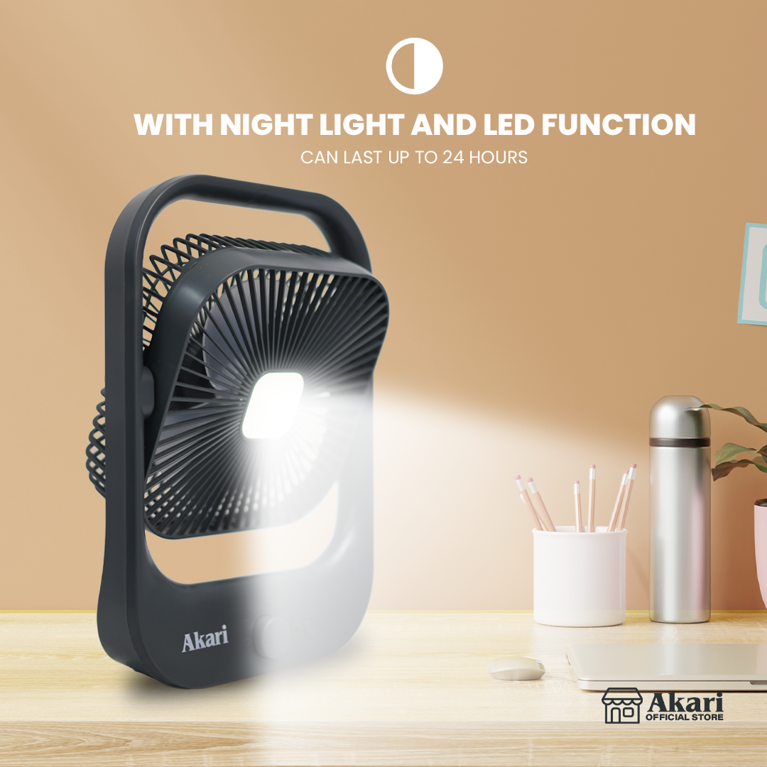 akari-8-rechargeable-square-fan-with-led-arf-8018-akari-store