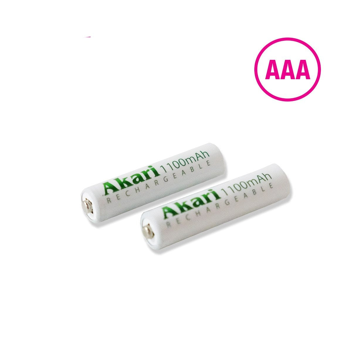 Akari Rechargeable Battery AAA - 1100mAh (ARB1100MH-BP2)