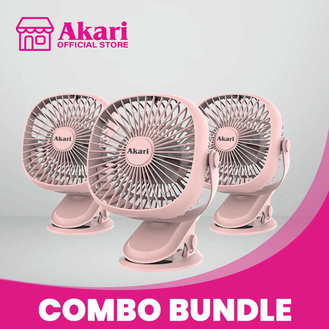 Cute Small Best Rechargeable Clip Fan with LED Light