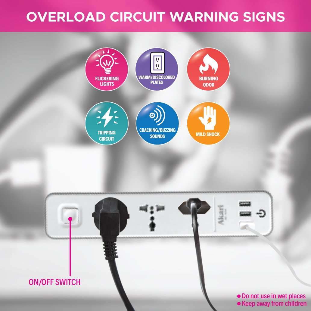 Akari 2 Gang Universal Socket 250V / 15A, V Series, Gold (AWD2GUV(G)