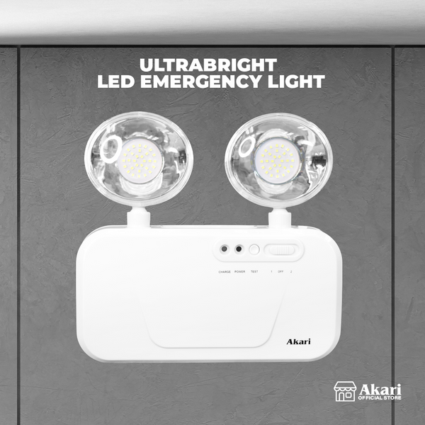 Akari LED Emergency Light (AELG-L420) + Free Flashlight
