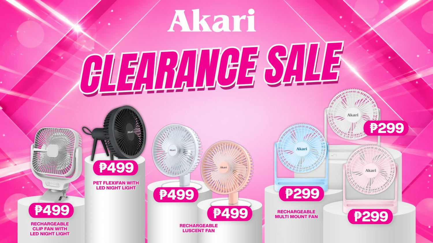 CLEARANCE ALERT! -While Stocks Last!