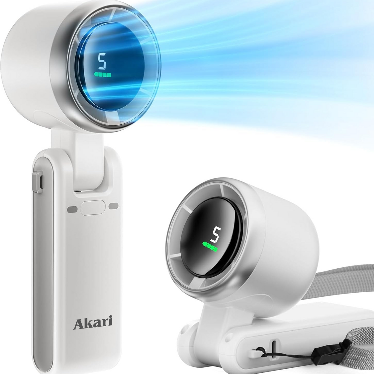 B1T1 Akari Rechargeable Turbo Handy Fan ARF-RTF1 | 7W USB Type-C Porta ...