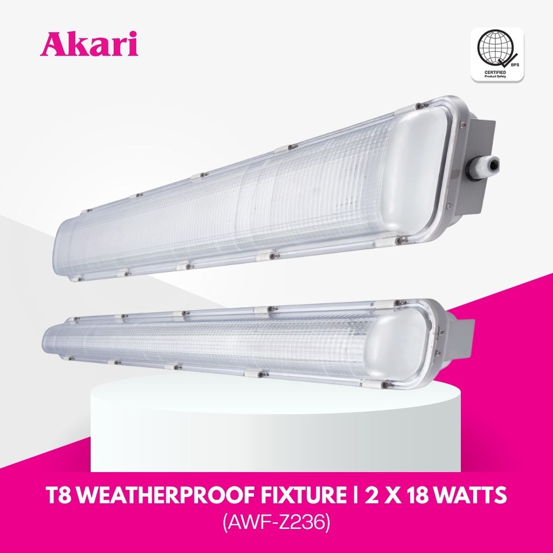 Akari LED T8 Weatherproof Fixture (AWF-Z236)