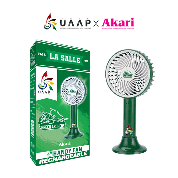 AKARI X UAAP [ DLSU ] 4" Rechargeable Handy Fan w/ Lace