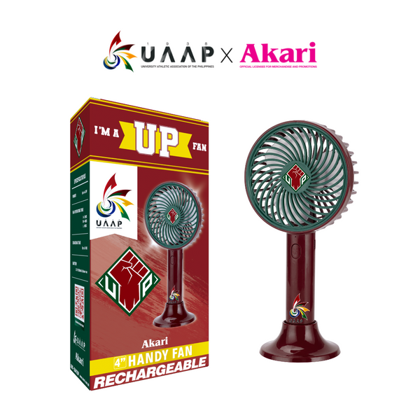 AKARI X UAAP [ UP ] 4" Rechargeable Handy Fan w/ Lace