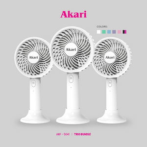 Akari B2T1: 4" Rechargeable Handy Fan ARF-5041