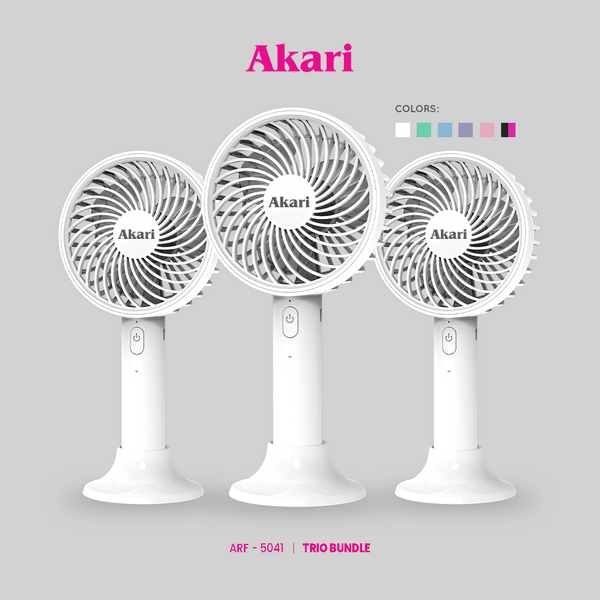 Akari B2T1: 4" Rechargeable Handy Fan ARF-5041