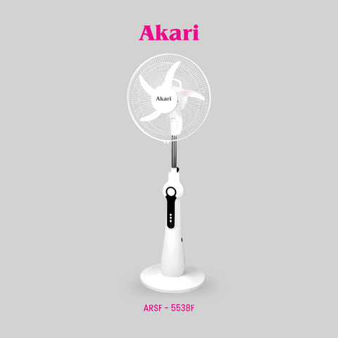 Akari 18” 40W Rechargeable Stand Fan with Digital Display (ARSF-5538F)