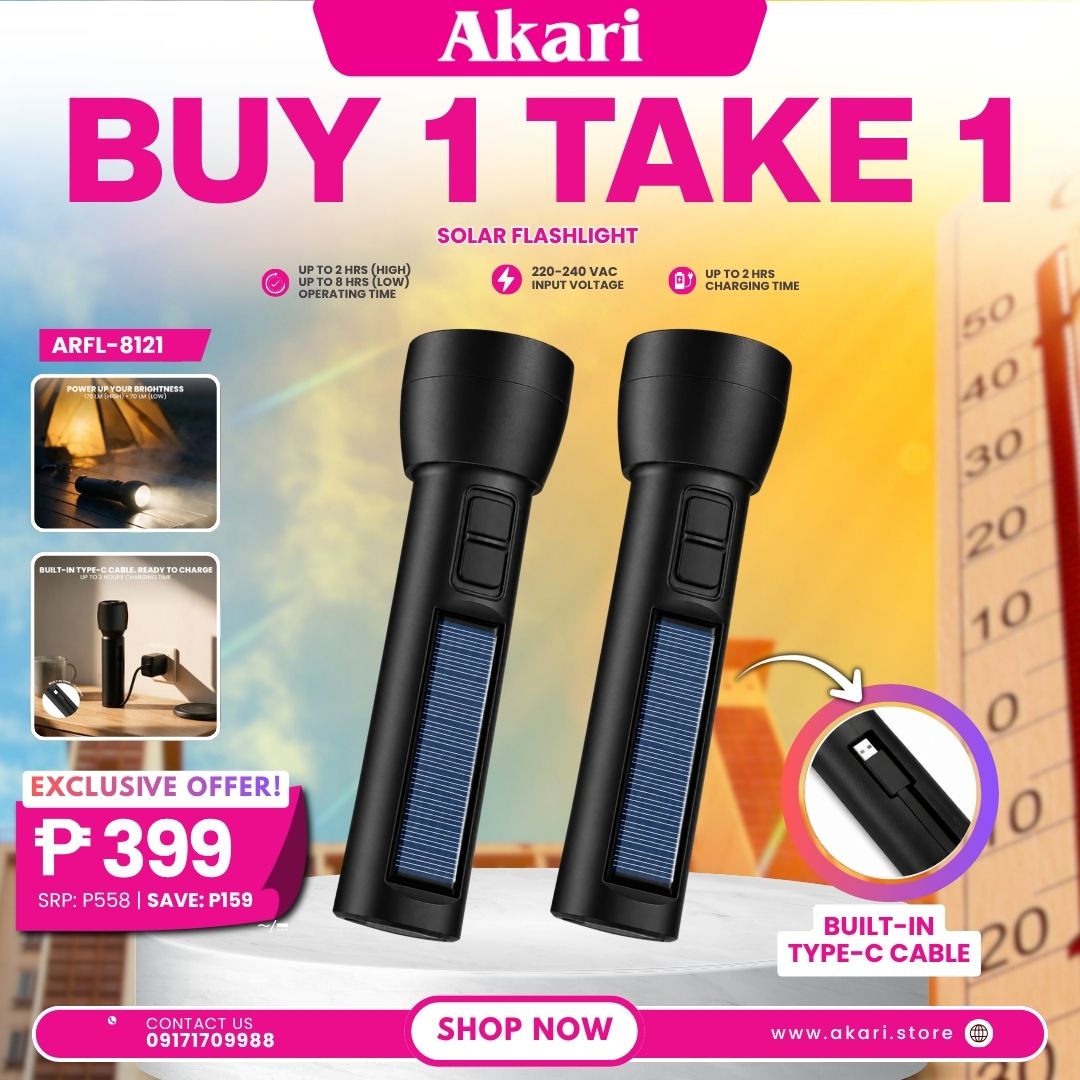 Akari B1T1 : 1W Rechargeable Flashlight (ARFL-8127)