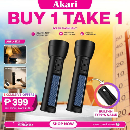 Akari B1T1 : 1W Rechargeable Flashlight (ARFL-8127)