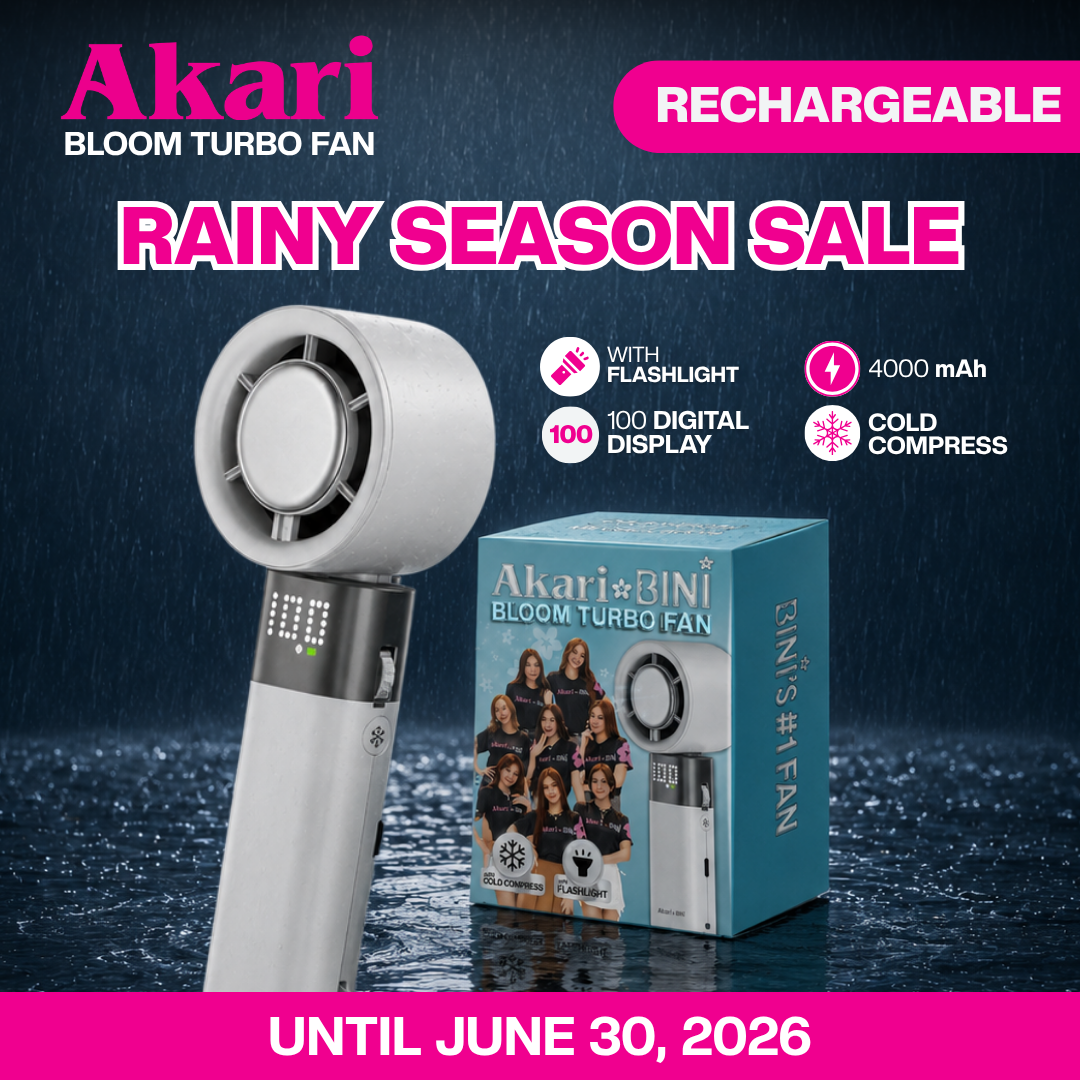 AkarixBini : Akari Rechargeable Bloom Turbo Fan (ABF-2552W) White