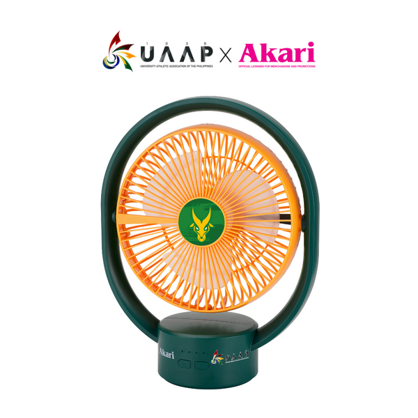AKARI X UAAP [ FEU ] - 8" Rechargeable Elliptical Fan w/ LED