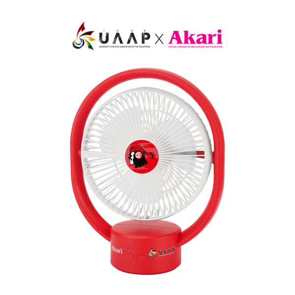 AKARI X UAAP [ UE ] - 8" Rechargeable Elliptical Fan w/ LED