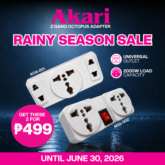 BUNDLE: 3 Gang Octopus Adapter 2 Universal & 1 Multipurpose Sockets (AOA-001) + 2 Gang Octopus Adapter (AOA-002)