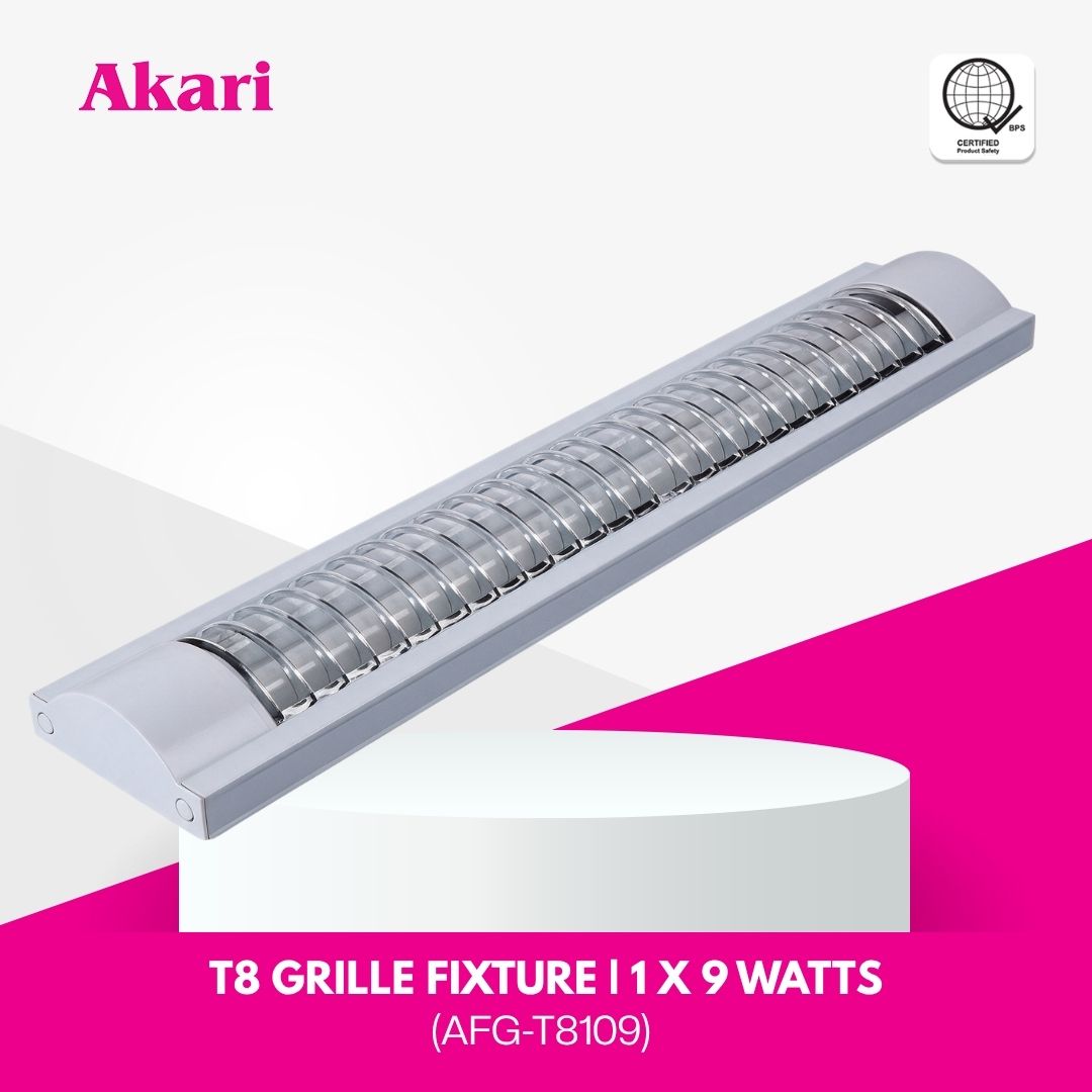 Akari T8 Grille and Diffuse Fixture (AFG-T8109)