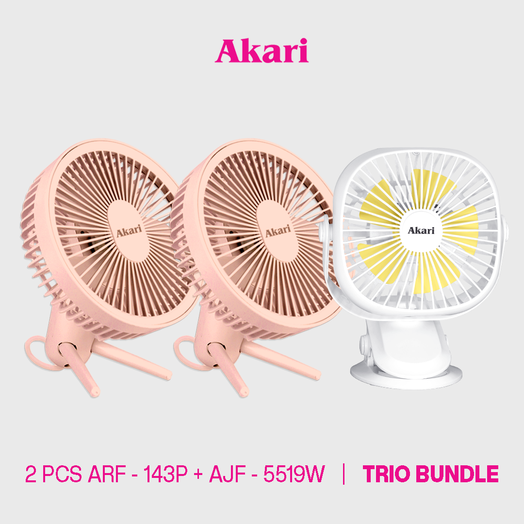 Akari Buy 2 Pet Flexifan, Get 1 Free Clip Fan
