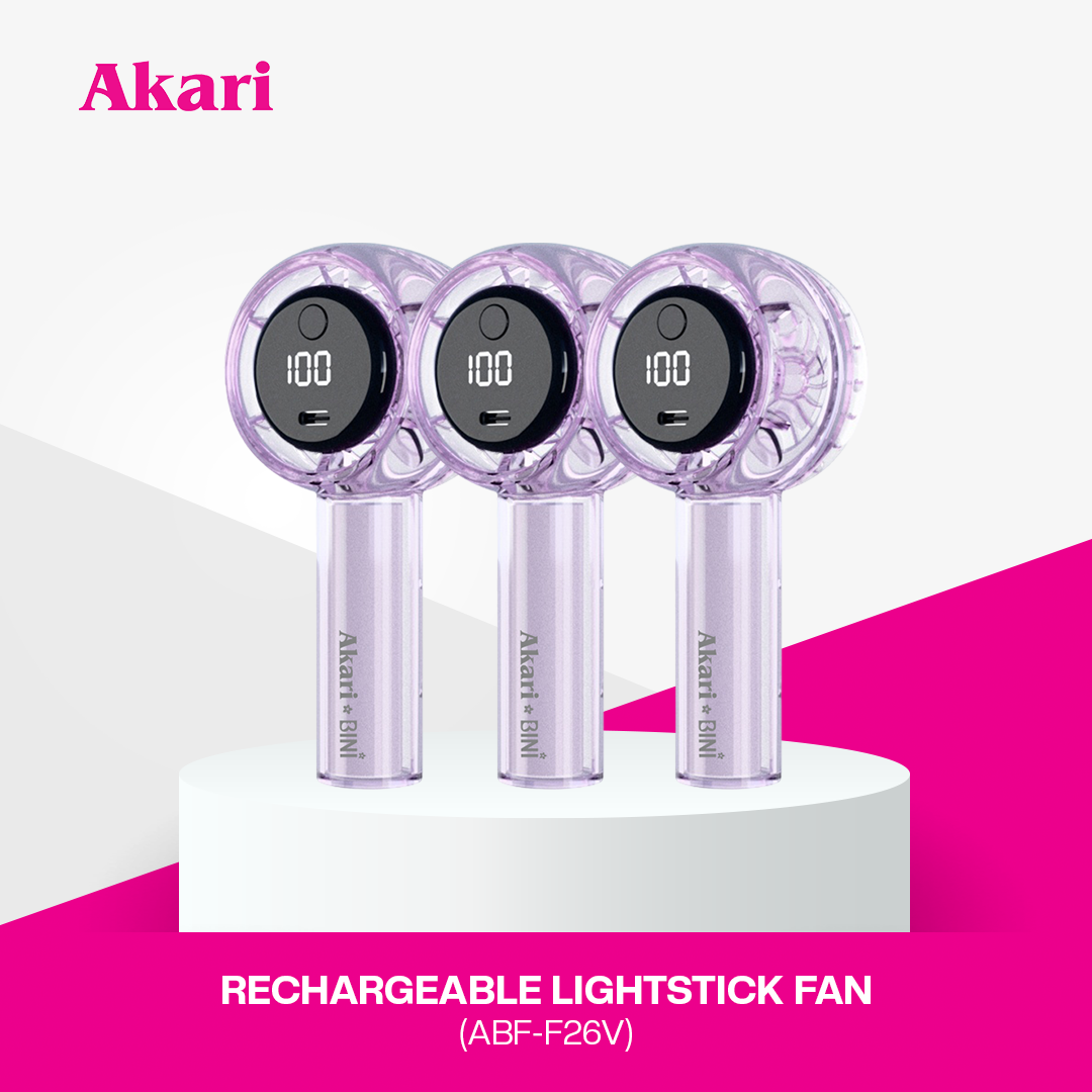 AkarixBini : TRIO Akari Rechargeable Lightstick Fan (ABF-F26V) Violet