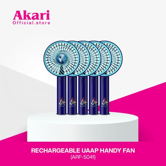 AKARI [ UAAP ] 5PCS:  4" Rechargeable Handy Fan w/ Lace