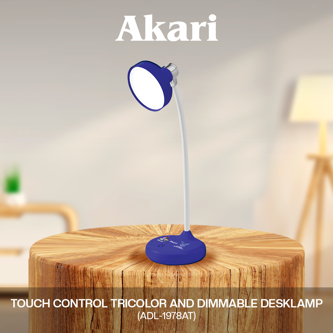 AKARI [ ATENEO ] Touch Control Tricolor and Dimmable Desklamp