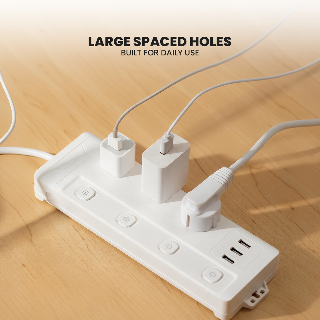 Akari Extension Cord 3M with 6 Outlets (AEC-4K33PU)