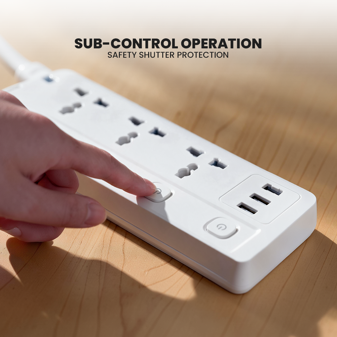 Akari Extension Cord 3M with 6 Outlets (AEC-4K33PU)